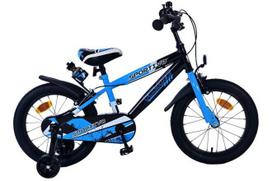 Vaikiškas dviratis Volare Sportivo 16", mėlynas, Zwart