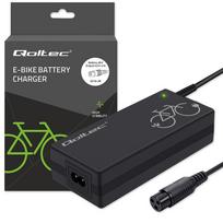 Qoltec Ebike charger 36V 42V 2A 3P GX16
