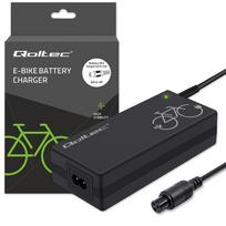 Qoltec Ebike charger, 36V 42V, 2A, GX12-3Pin
