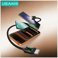 USAMS Cable U92 18W USB-C to USB-A 1.2m black