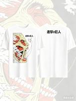 Attack on Titan Anime Printed Pure Cotton Tshirt for Men and Women Harajuku Fashion Oversized Anime Peripheral Clothing Tshirt 4XL