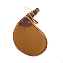 Bota maišelio butelis Mažo dydžio, didelės talpos kolbos maišelis Prop vyno virdulys stovyklavimo aktoriui 30cm Brown