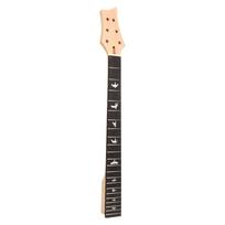 Gitara kaklas 22 skirsniai, medžio masyvas, juodmedžio delnaraštis elektrinei gitarai, muzikos instrumentas