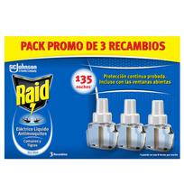 „Raid“ insekticidų kasetės elektriniam fumigatoriui, 3 vnt.