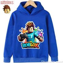 Roblox vaikiškas džemperis su gobtuvu Roblox pasaulio printu Berniukams Mergaitėms Madingas Šiltas drabužis 100