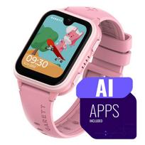 Išmanusis laikrodis Garett Kids Vibe AI 4G išmanusis laikrodis rožinis