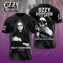 Vyriškas marškinėlis Roko grupė Ozzy Osbourne 3D spausdinimo marškinėlis Viršutiniai drabužiai Moteriški sportiniai Didelio dydžio Viršutiniai drabužiai T-marškinėliai Vasarinis T-marškinėlis Vaikų drabužiai Gatvės S