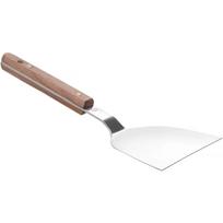 Teppanyaki egg burger spatula with wooden handle 240 x 105 mm