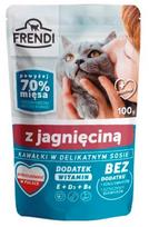FRENDI Gabaliukai avienos padaže - drėgno kačių ėdalo - 100 g