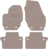 Beige velour floor mats for: Volvo S80 II sedan (2006-2016)
