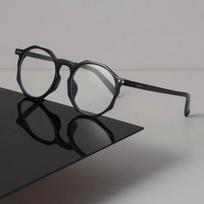 Prabangūs apvalūs rėmeliai akiniams Moterims Vyrams Minimalistiniai Skaidrūs Akiniai Šaunūs Skaidrių Lęšių Rėmeliai Akiniai Oculos