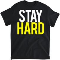 Stay David Hard Goggins Inspired vyrams moterims marškinėliai, ilgomis rankovėmis marškiniai, džemperis, gobtuvas unisex suaugusiųjų dydis Pagaminta Kanadoje S juoda