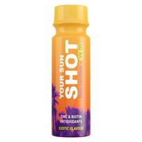 Jūsų „Sun Shot Vit“. D3 Egzotiško skonio įdegio gėrimai 80ml