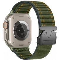 Beline Austa nailoninė įstrižo rašto parašiutinio laido Apple Watch apyrankė 38/ 40/ 41mm, žalia