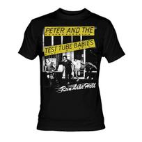 Peter and the Test Tube Babies Bėk kaip velnias PA201 Unisex marškinėliai XXXXL