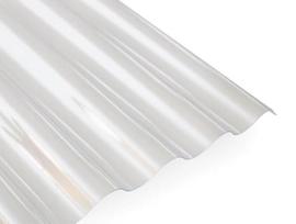 PVC lakštas banguotas skaidrusvnt 900mm×2000mm