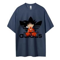 Dragon Ball Son Goku Short Sleeve Mens and Womens Same Comfortable Short Sleeve Couples Casual Short Sleeve Popular Top S