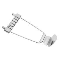 Gitara Trapezas Tiltas 6 Stygų Džiazo Gitara Galinis Tiltelis Pakeitimas Metalinis Su Varžtais Juodas juoda
