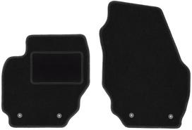 Black front floor mats for: Volvo XC70 III estate (2007-2016)