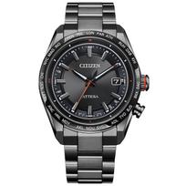 Citizen Attesa Vandeniui atsparus Juodas CB0286-61E Vyriškas Eco-Drive Radijo bangomis valdomas laikrodis,