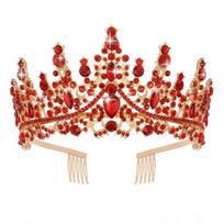 Vestuvių karūnos tiara princesė karalienė fėja nuotakos galvos apdangalas Vestuvių karūnos lydinio Kalnų krištolas Gimtadienio vakarėlio išleistuvių dovana violetinė