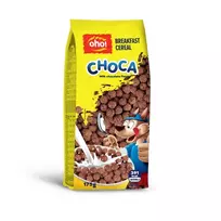 Sausi pusryčiai šokoladiniai rutuliukai OHO CHOCA, 175 g