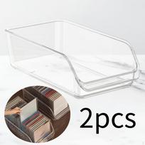 CD laikymo dėžutė Albumų organizatorius DVD laikiklis dėklas miegamajam, namų stalui 2 Pieces