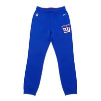Nike X NFL New York Giants Paprasti universalūs neperpučiami šilti elastingu juosmeniu su vilnos rankogaliais ilgos sportinės kelnės Vaikams Mėlynos 3Z1B7FDX7-NYG L