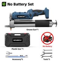 NewBeny 14000PSL 96Mpa Elektrinis tepalo pistoletas Aukšto slėgio automobilio tepimo alyva Automobilio priežiūros įrankis Makita 18V baterijai Without Battery