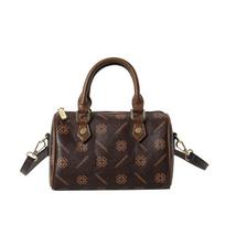 Madinga prabangi moteriška rankinė Dizainerio Crossbody peties piniginė Rankinė Moteriška delninė Kelioninė rankinė Klasikinė Boston tipo rankinė ruda
