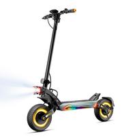 ISINWHEEL GT4 Sulankstomas elektrinis paspirtukas Suaugusiems Dvigubi 1200W Varikliai 52V18AH Baterija Maksimali apkrova 150KG Didelio našumo elektrinis paspirtukas Miesto kelionėms ir nuotykiams juoda
