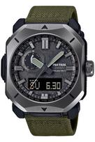 Casio Pro Trek Climber Line Saulės laikrodis su chaki spalvos radijo bangomis valdomu CORDURAre/cor™ dirželiu PRW-6900YB-3JF, Vyriškas