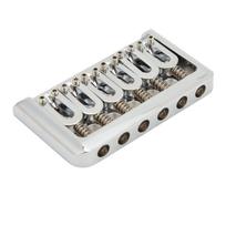76mm Fixed Hardtail Guitar Bridge U Shaped String Spacing Roller Bridge Saddle for Electric sidabras
