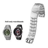 Swatch YTS401 402 403G 409 713 YTB400 laikrodžio dirželis su lenktu galu, vientisas nerūdijančio plieno, 20mm, sulankstoma sagtelė, metalinė laikrodžio apyrankės grandinėlė 20mm sidabras