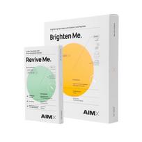 AIMX lakštinių kaukių rinkinys veidui ir paakiams "Brighten Me"