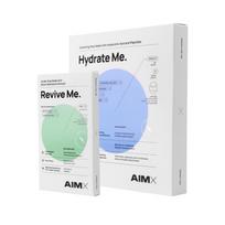 AIMX lakštinių kaukių rinkinys veidui ir paakiams "Hydrate Me"