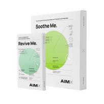 AIMX lakštinių kaukių rinkinys veidui ir paakiams "Soothe Me"