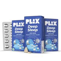 The Plant Fix Plix Melatonino Gilaus Miego Burnoje Tirpstančios Mini 30 Mėtų 5mg 3 vnt. pakuotė Ramiam Miegui
