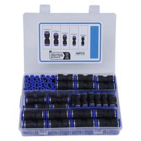 80pcs Quick Connect Push Fittings Compatible with Multiple Tubing Sizes