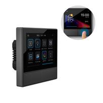„WiFi Smart Switch“ su jutikliniu ekranu Dviejų kanalų jungikliai Termostatas Ekranas Sieninis scenos jungiklis US