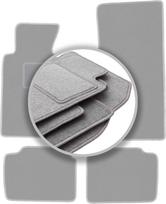 Gray car mats for: BMW 5 E34 sedan, station wagon, Touring (1988-1994)