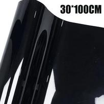 Aukšto blizgumo juoda vinilinė plėvelė automobilių lipdukams 300CM. Produktas, draugiškas „pasidaryk pats“ 30*100