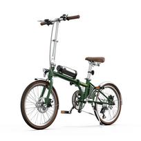 ONESPORT OT02 PRO Lengvas ir sulankstomas miesto elektrinis dviratis 36V5.2Ah baterija 250W variklis E-bike kelionėms mieste Suaugusiems žalia