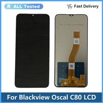 Pilnas LCD ekrano ir skaitmenintuvo surinkimas, skirtas Blackview Oscal C80 gray