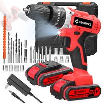 Buitinis 3 viename daugiafunkcis elektrinis gręžtuvas, rankinis ličio atsuktuvas, 21 V smūginis grąžtas, šlifuotas 1pcs battery US Plug įvairiaspalvis