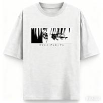 Attack on Titan Anime Levi Ackerman Printing Oversized Cotton Tshirt Men and Women Harajuku Casual Summer Absorb Sweat Tee 4XL