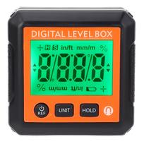 Digital Level Box with Magnet Electronic Angle Gauge Inclinometer Protractor for Wood Processing