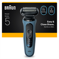 Braun Series 5, Wet & Dry, mėlyna - Beard trimmer