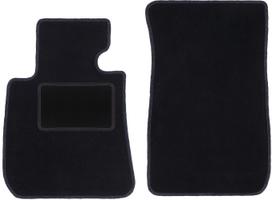 Black front floor mats for: BMW 3 E90 sedan (2004-2011)