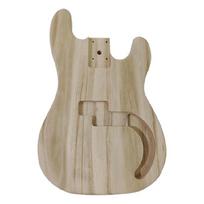 Rankų darbo medinis bosinės gitaros korpusas Medinė gitaros statinė Gitaros DIY dalys 1